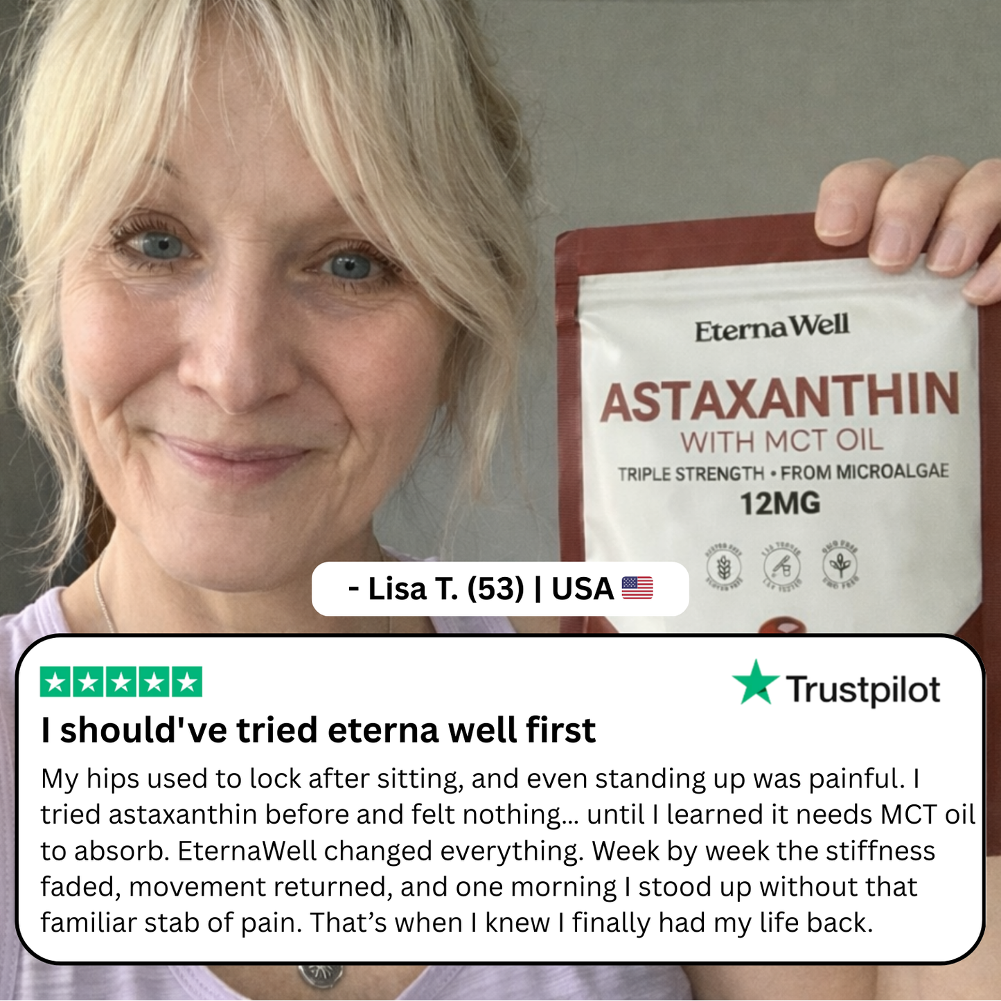 Astaxanthin with MCT Oil for Inflammation Relief