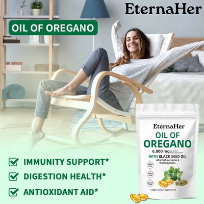 Oregano Oil with Black Seed Oil - 60 softgels