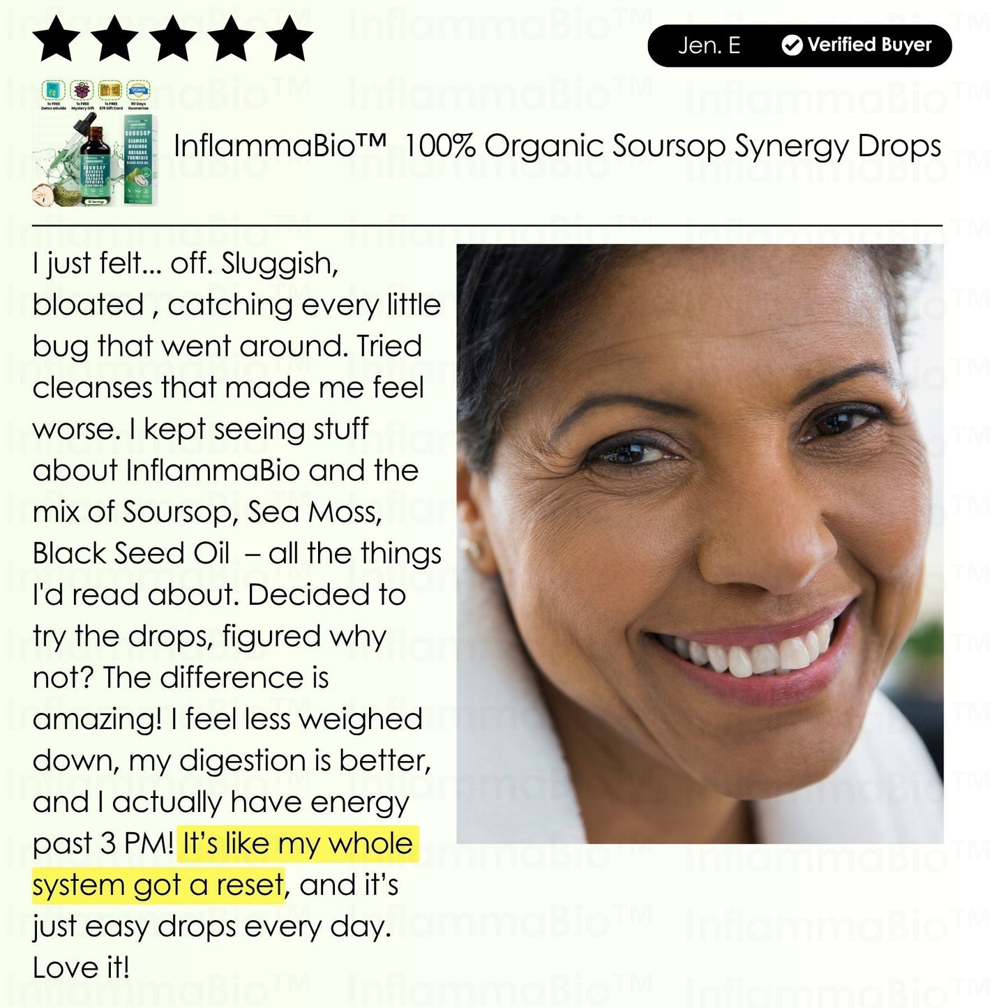 100% Organic 10 in 1 Soursop Synergy Drop | Early Access Black Friday Sale