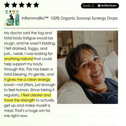 100% Organic 10 in 1 Soursop Synergy Drop | Early Access Black Friday Sale