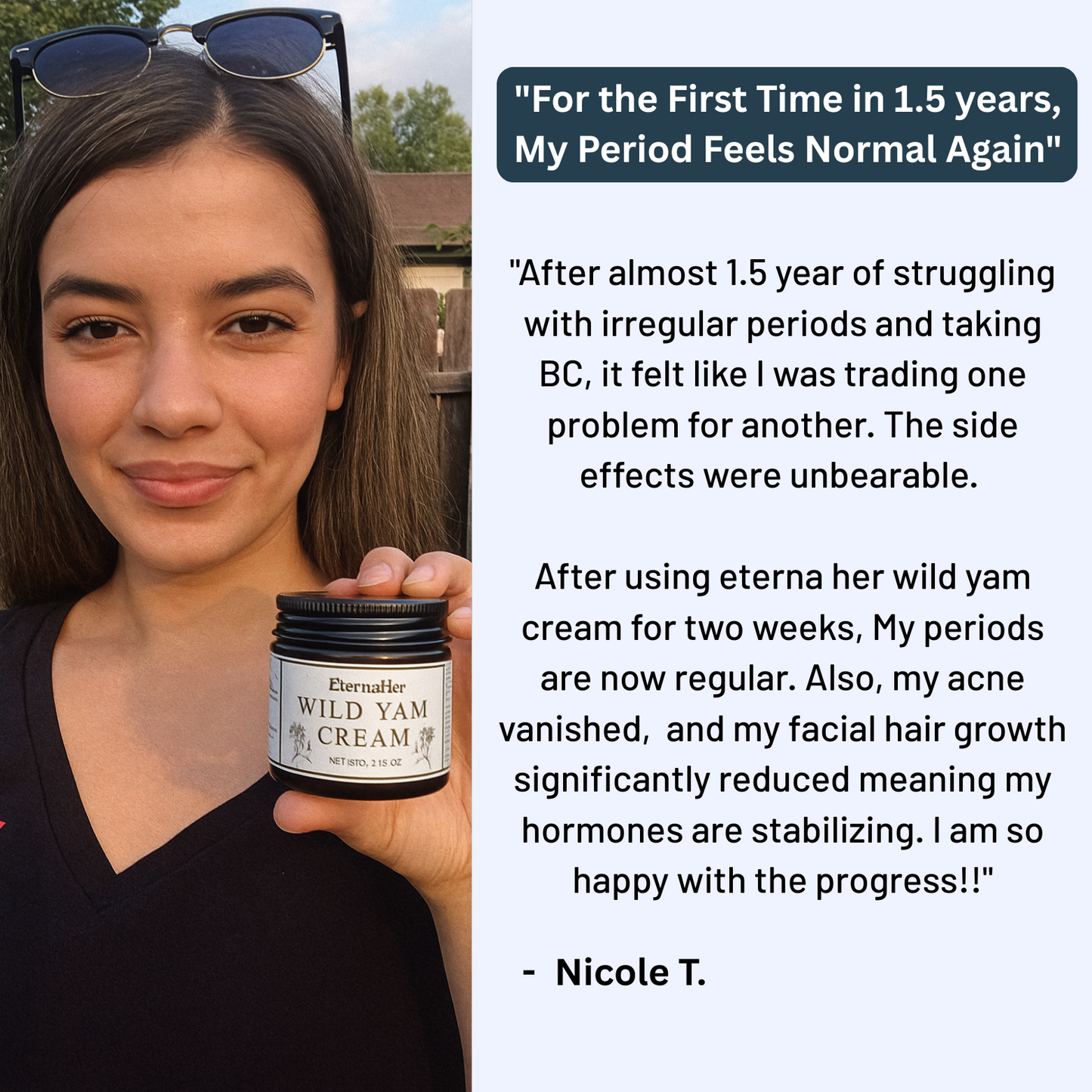 Wild Yam Cream for PCOS Relief