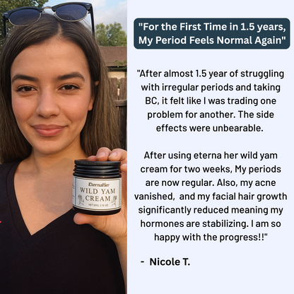 Wild Yam Cream for PCOS Relief