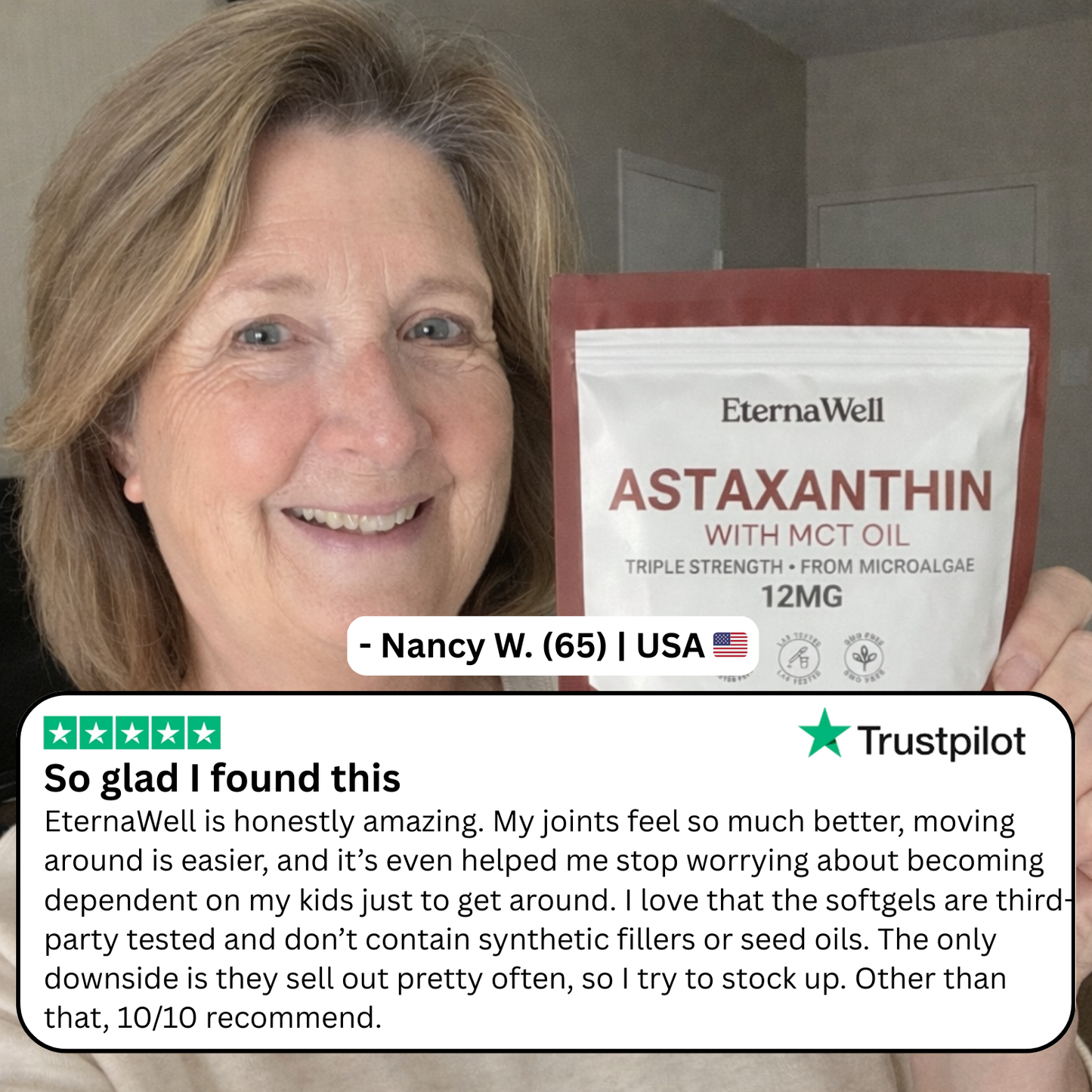 Astaxanthin with MCT Oil for Inflammation Relief