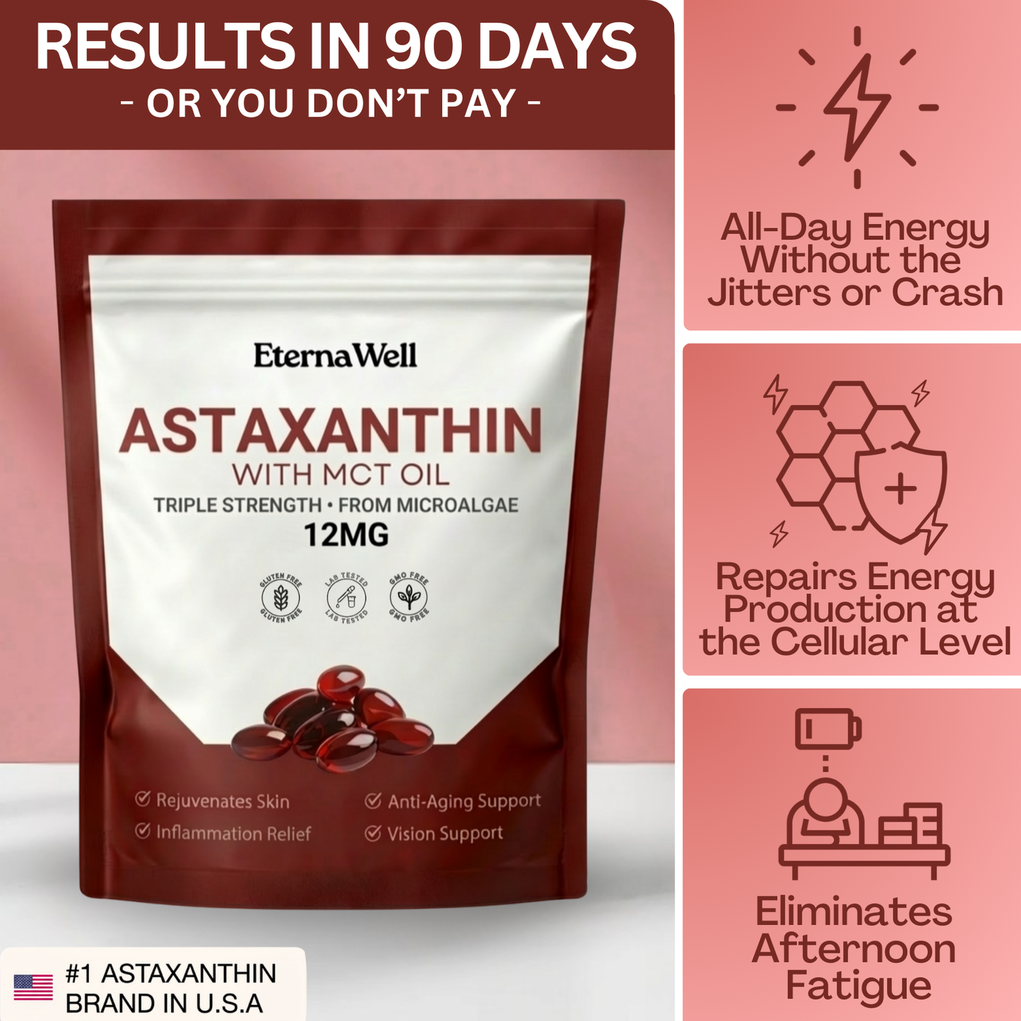 Astaxanthin with MCT Oil for Daily Energy