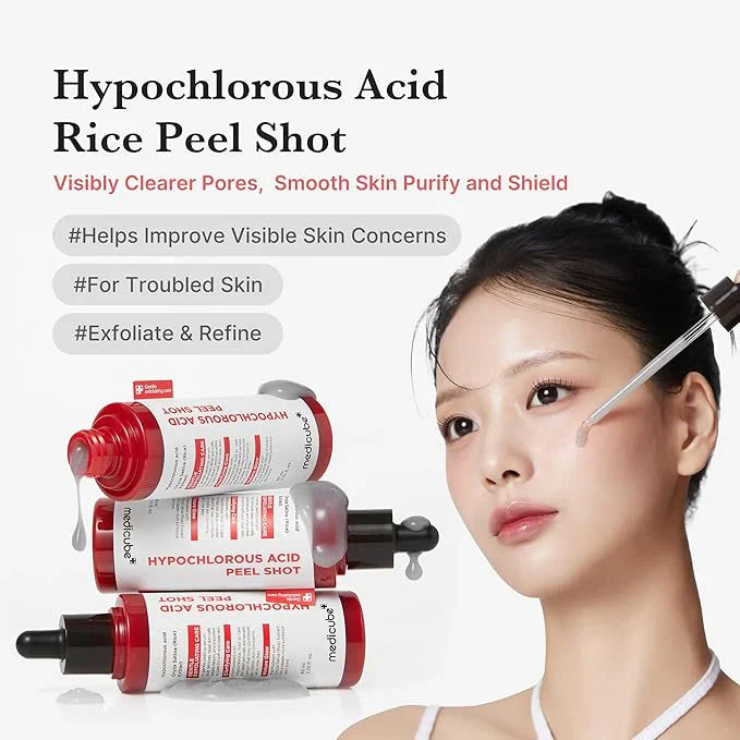 Hypochlorous Acid Peel Shot Duo For Face & Body | Early Access Black Friday Sale