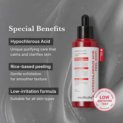 Hypochlorous Acid Peel Shot Duo For Face & Body | Early Access Black Friday Sale