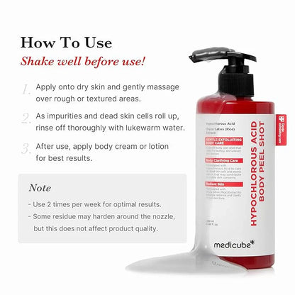 Hypochlorous Acid Peel Shot Duo For Face & Body | Early Access Black Friday Sale